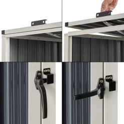 Pro-Tec Mülltonnenbox Tarbek Für 2 Tonnen In Anthrazit (B)146cm 14 Pro-Tec Mülltonnenbox Tarbek Für 2 Tonnen In Anthrazit (B)146cm -Petromax Store pro tec mulltonnenbox tarbek fur 2 tonnen in anthrazit b 146cm 5