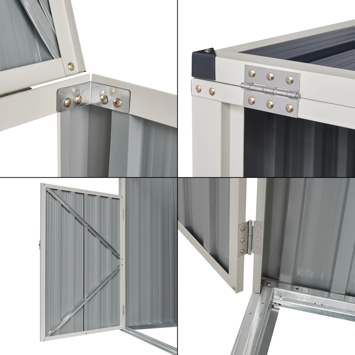 Pro-Tec Mülltonnenbox Tarbek Für 2 Tonnen In Anthrazit (B)146cm 9 Pro-Tec Mülltonnenbox Tarbek Für 2 Tonnen In Anthrazit (B)146cm – Bild 7