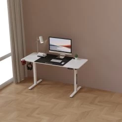 Pro-Tec Verstellbarer Tisch Stryn In Weiß (L)140cm