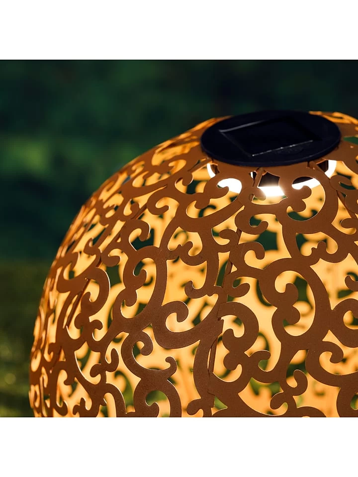 Solar-Dekokugel In Gold - Ø 28,5 Cm 5 Solar-Dekokugel In Gold - Ø 28,5 Cm – Bild 3