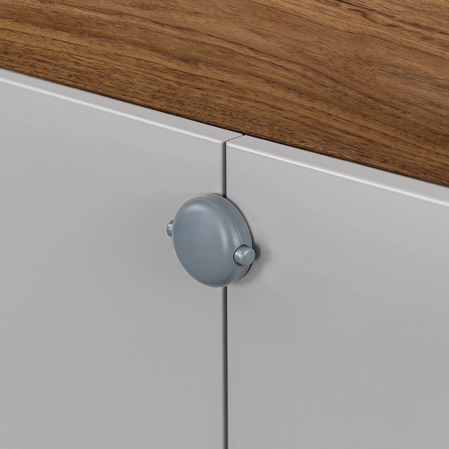 Reer Schrankschloss Für Doppeltüren, Grau 6 Reer Schrankschloss Für Doppeltüren, Grau – Bild 4