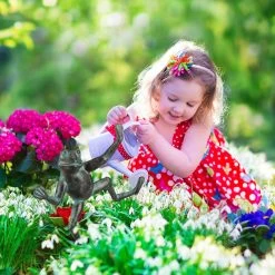 1 X Gartenfigur Frosch In Grün - Größe L -Petromax Store relaxdays 1 x gartenfigur frosch in grun grosse l 2