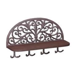 1 X Wandgarderobe In Braun - (B)39x (H)23 X (T)11,5 Cm