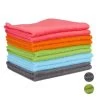 10x Mikrofasertuch In Bunt -Petromax Store relaxdays 10x mikrofasertuch in bunt