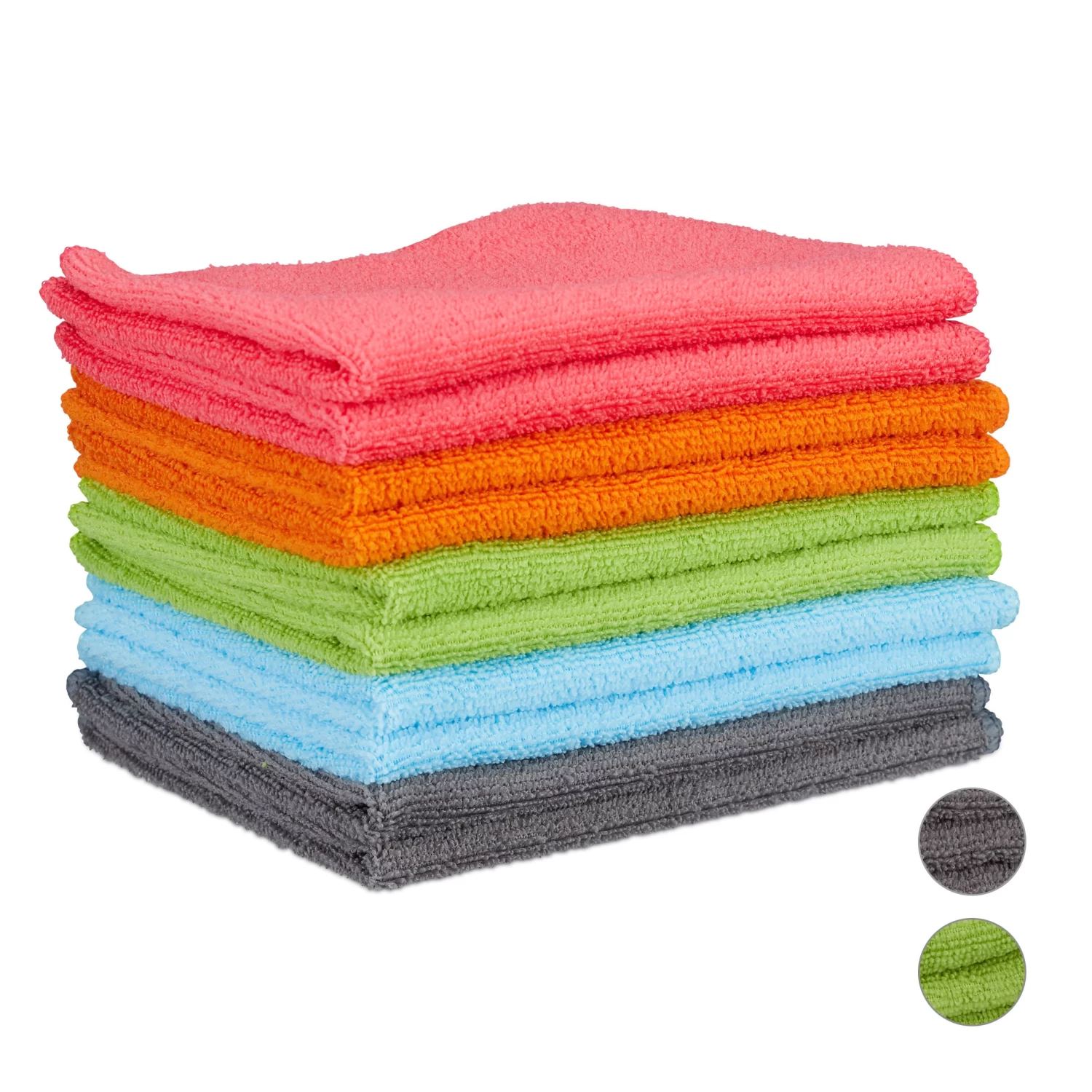 10x Mikrofasertuch In Bunt 3 10x Mikrofasertuch In Bunt