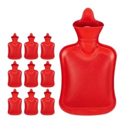 10x Wärmflasche In Rot -Petromax Store relaxdays 10x warmflasche in rot 7
