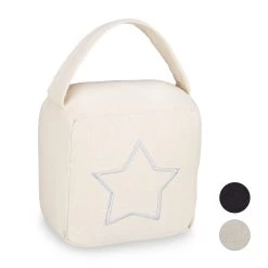 1x Türstopper "Sack" In Beige