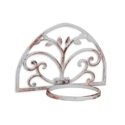 2 X Blumenhalter In Weiß - Ø 14,5 Cm