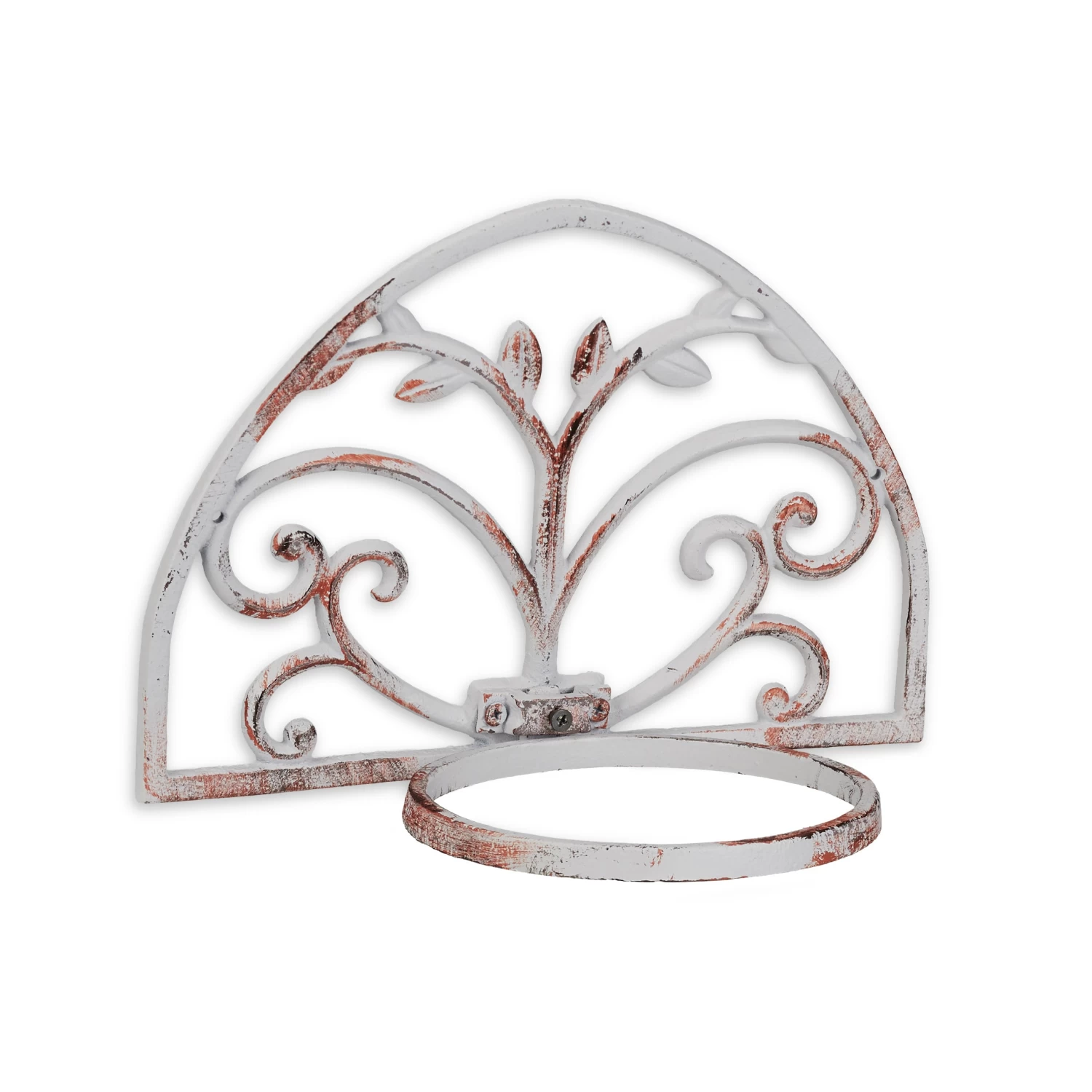 2 X Blumenhalter In Weiß - Ø 14,5 Cm 3 2 X Blumenhalter In Weiß - Ø 14,5 Cm