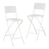 2x Barstuhl In Weiß - (B)44 X (H)115 X (T)63 Cm -Petromax Store relaxdays 2x barstuhl in weiss b 44 x h 115 x t 63 cm