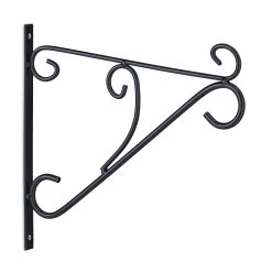 2x Blumenampel Halterung In Schwarz