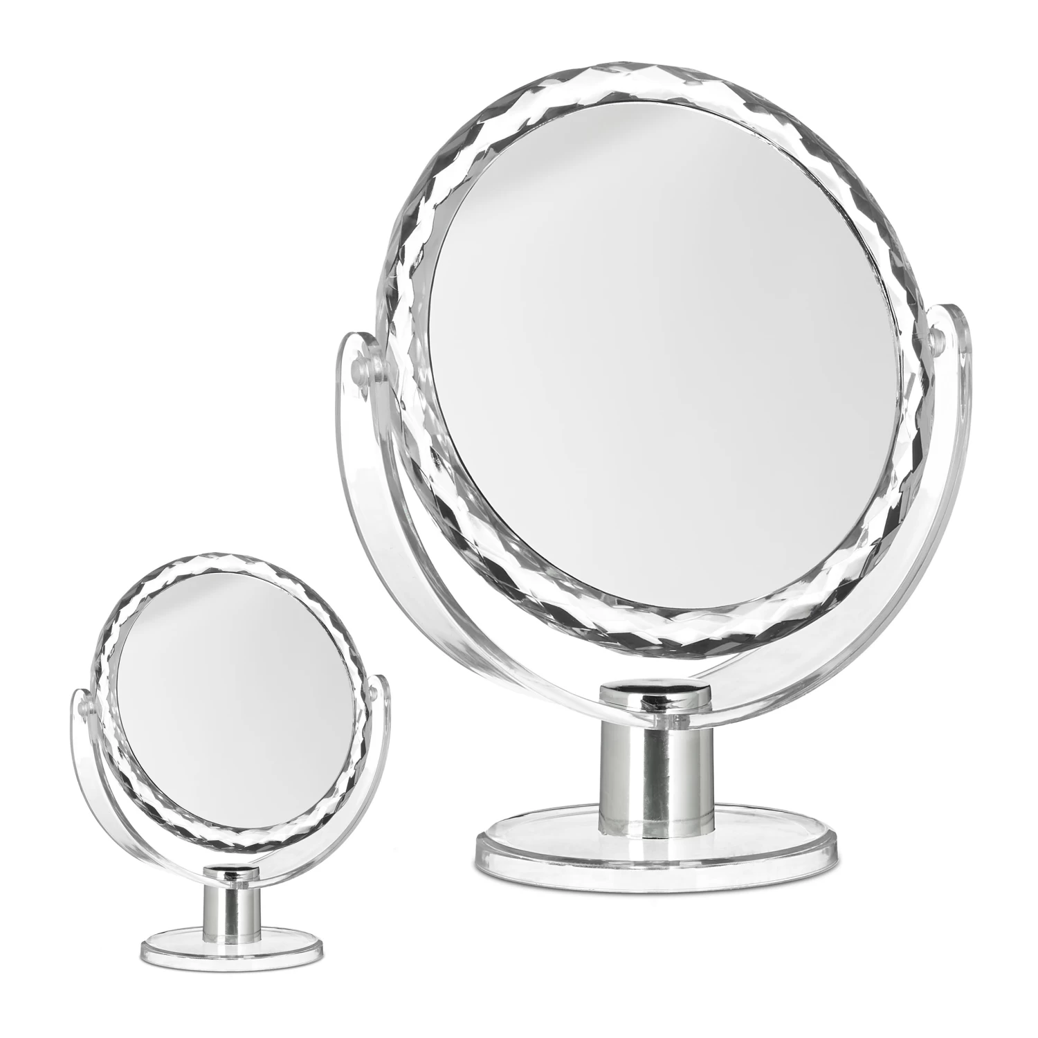 2x Kosmetikspiegel In Transparent - (B)19 X (H)23 X (T)10 Cm 9 2x Kosmetikspiegel In Transparent - (B)19 X (H)23 X (T)10 Cm – Bild 7