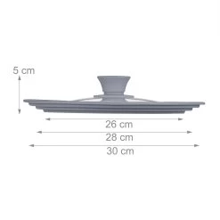 2x Topfdeckel In Grau - Ø26-30 Cm 11 2x Topfdeckel In Grau - Ø26-30 Cm -Petromax Store relaxdays 2x topfdeckel in grau o26 30 cm 3