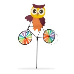 2x Windrad "Eule" In Bunt - (B)51,5 X (H)84,5 X (T)3 Cm -Petromax Store relaxdays 2x windrad eule in bunt b 51 5 x h 84 5 x t 3 cm 5