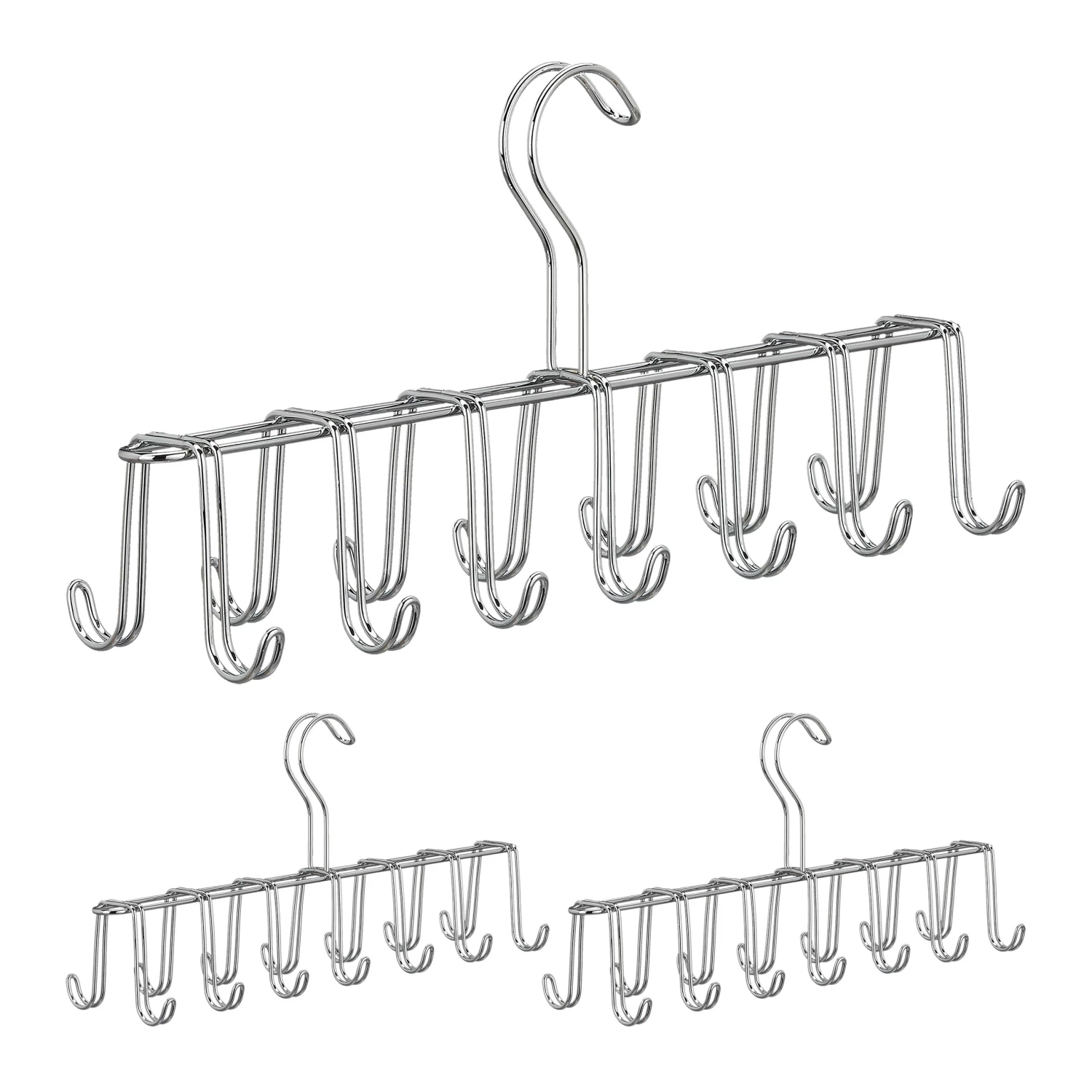 3x Gürtelhalter In Silber 3 3x Gürtelhalter In Silber