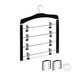 3x Mehrfach Rockbügel In Schwarz