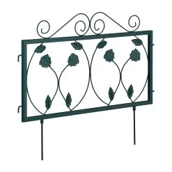 4-tlg. Beetzaun In Dunkelgrün