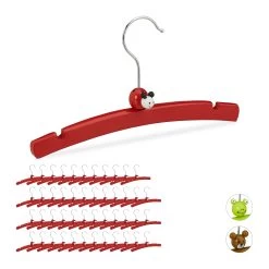 48x Kleiderbügel "Marienkäfer" In Rot