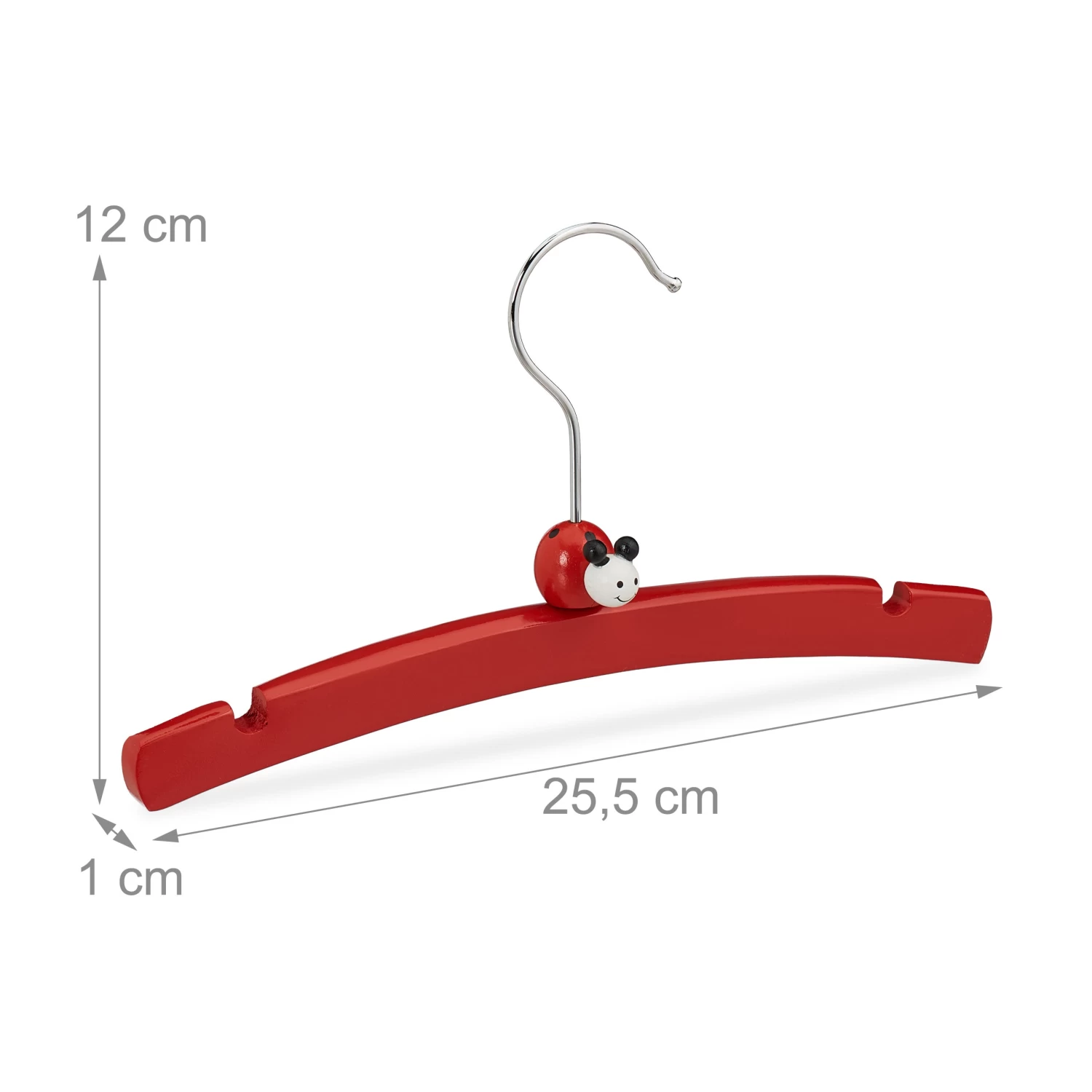 48x Kleiderbügel "Marienkäfer" In Rot 6 48x Kleiderbügel "Marienkäfer" In Rot – Bild 4
