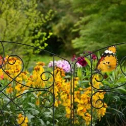 4x Beetzaun In Schwarz - (H)32 Cm -Petromax Store relaxdays 4x beetzaun in schwarz h 32 cm 4