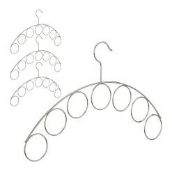 4x Kleiderbügel In Silber