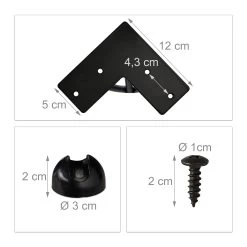 4x Tischbein Hairpin In Schwarz - (H)60 Cm 13 4x Tischbein Hairpin In Schwarz - (H)60 Cm -Petromax Store relaxdays 4x tischbein hairpin in schwarz h 60 cm 4