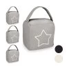 4x Türstopper "Sack" In Grau