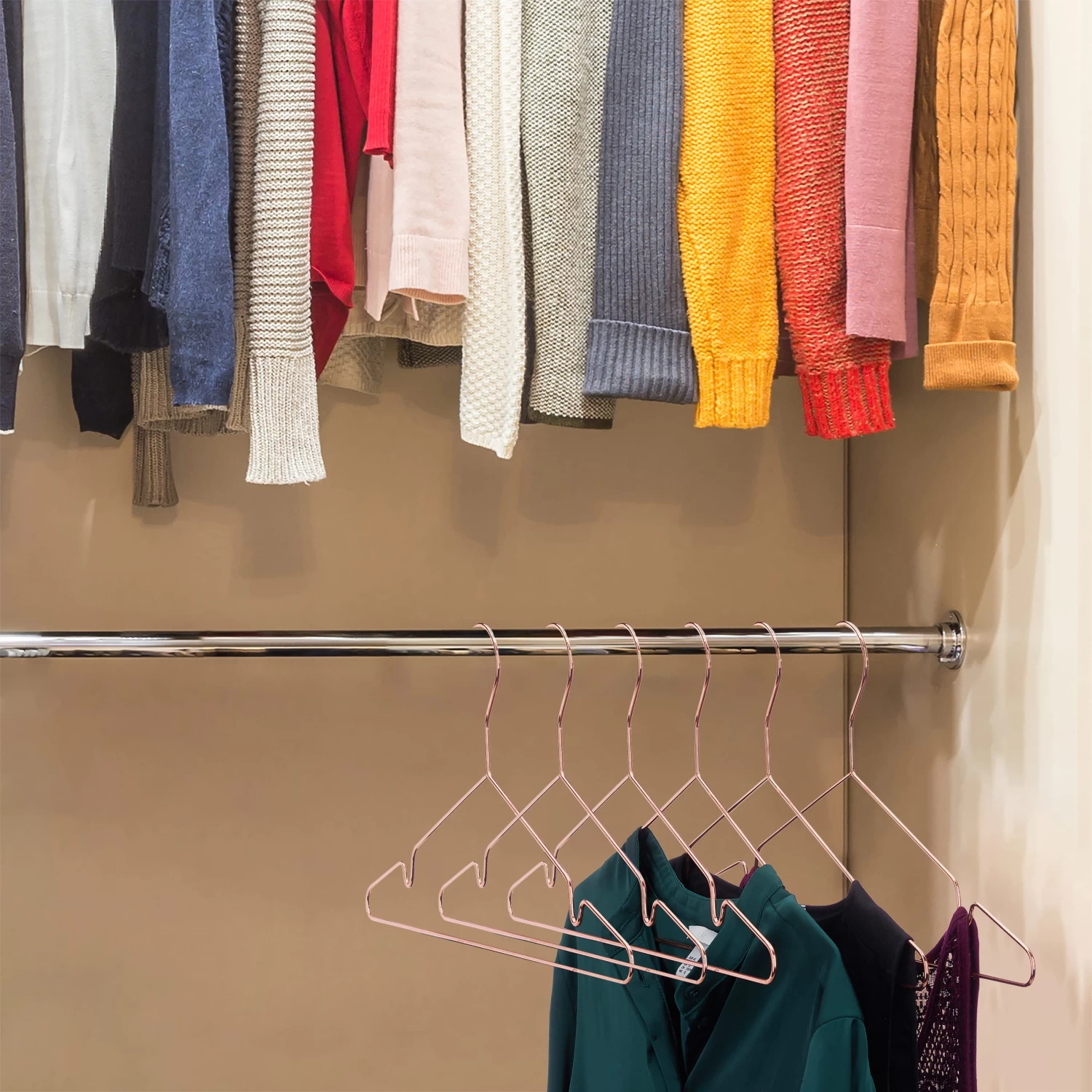 50x Kleiderbügel In Kupfer 4 50x Kleiderbügel In Kupfer – Bild 2