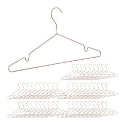 50x Kleiderbügel In Kupfer