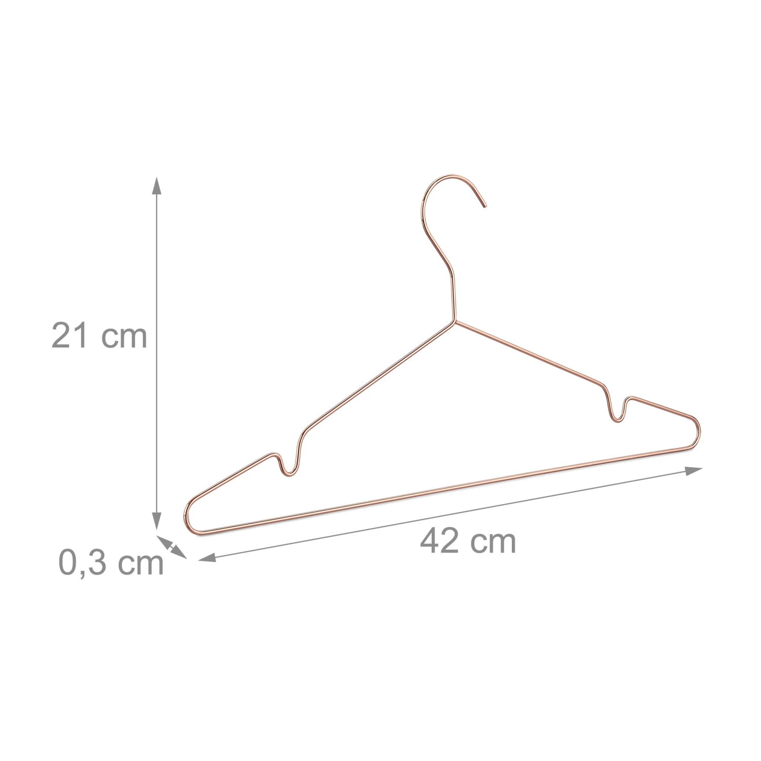 50x Kleiderbügel In Kupfer 6 50x Kleiderbügel In Kupfer – Bild 4