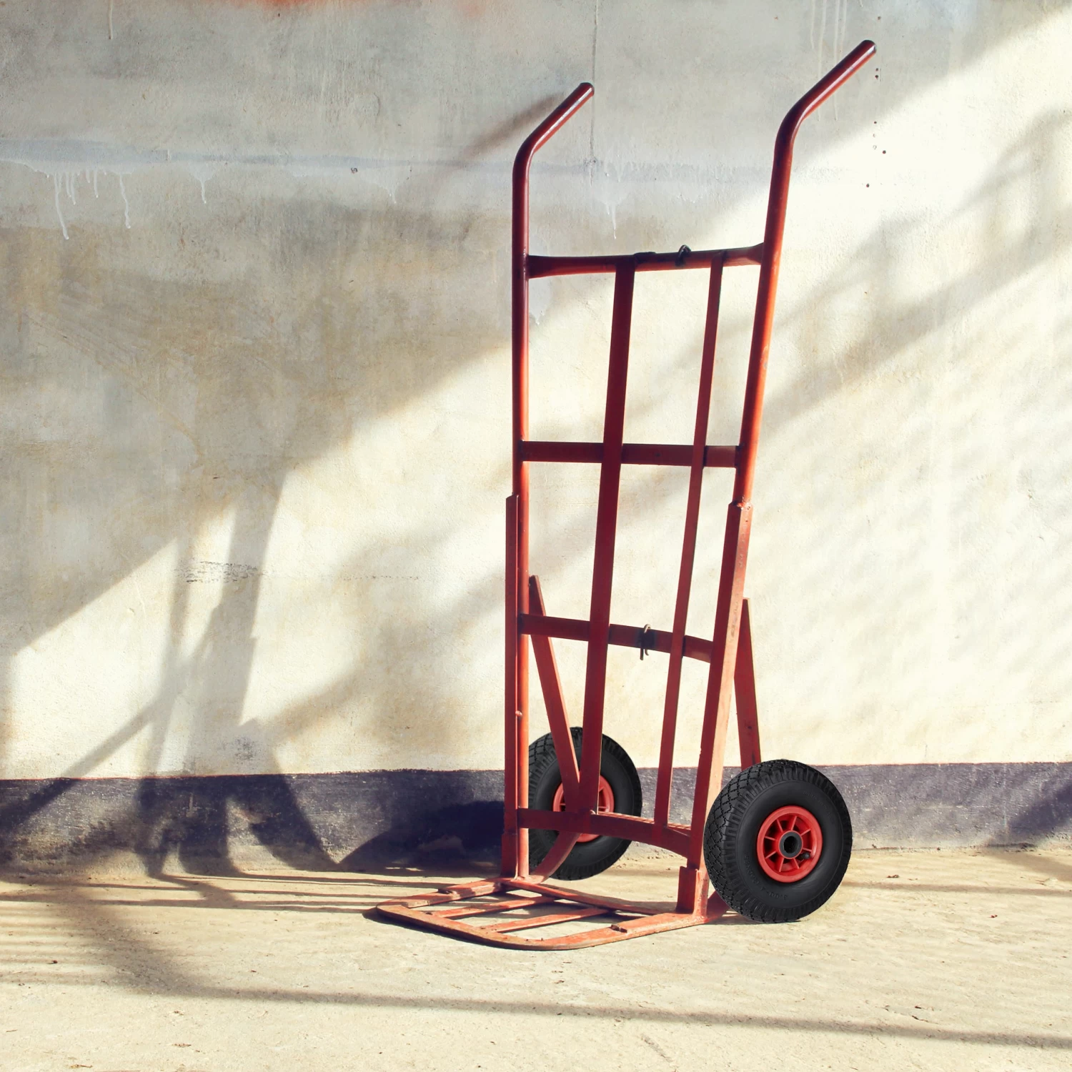 8x Sackkarrenrad In Schwarz/ Rot - 3.00-4 4 8x Sackkarrenrad In Schwarz/ Rot - 3.00-4 – Bild 2