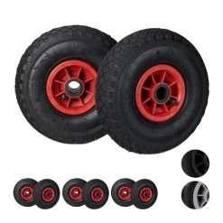 8x Sackkarrenrad In Schwarz/ Rot - 3.00-4 17 8x Sackkarrenrad In Schwarz/ Rot - 3.00-4 -Petromax Store relaxdays 8x sackkarrenrad in schwarz rot 3 00 4 7