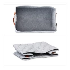 Aufbewahrungskorb In Hellgrau -Petromax Store relaxdays aufbewahrungskorb in hellgrau 5