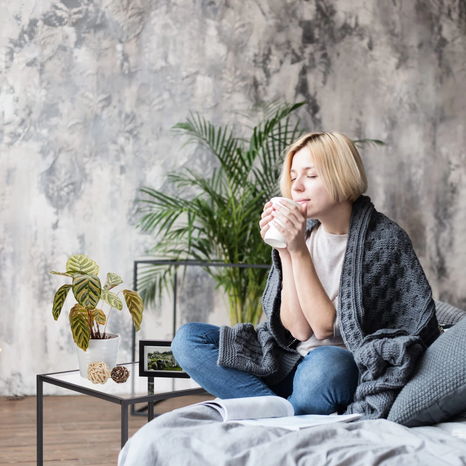 Beistelltisch In Schwarz - (B)50 X (H)50 X (T)50 Cm 5 Beistelltisch In Schwarz - (B)50 X (H)50 X (T)50 Cm – Bild 3