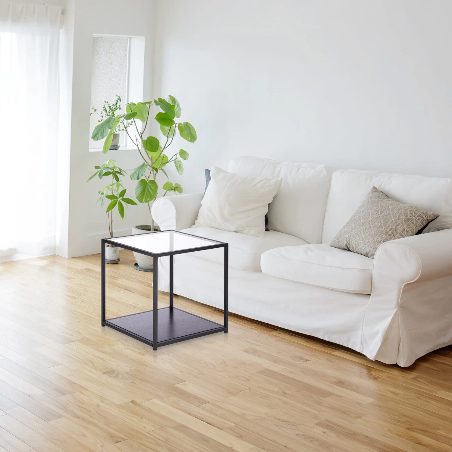 Beistelltisch In Schwarz - (B)50 X (H)50 X (T)50 Cm 7 Beistelltisch In Schwarz - (B)50 X (H)50 X (T)50 Cm – Bild 5