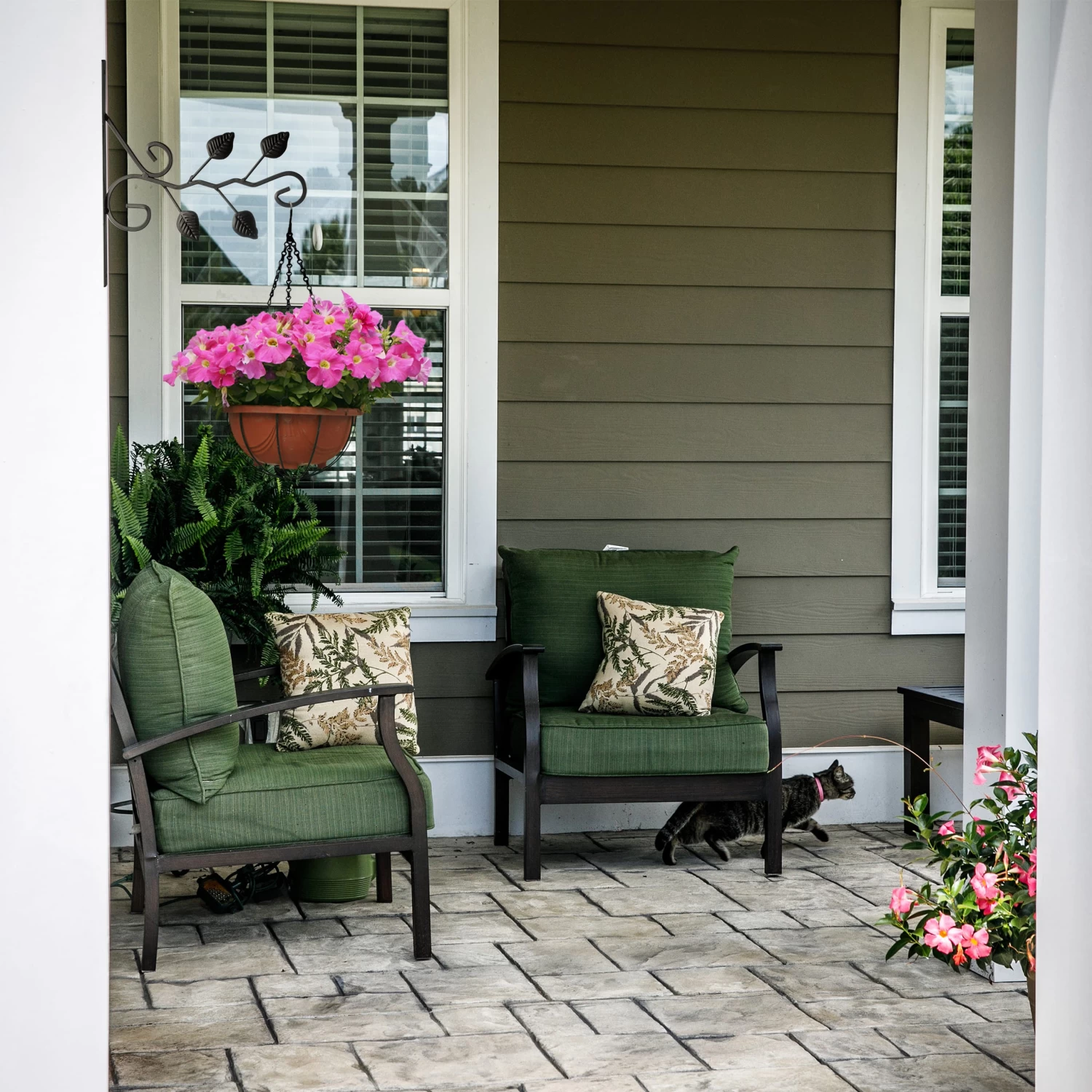 Blumenhaken Blätter In Schwarz 5 Blumenhaken Blätter In Schwarz – Bild 3