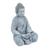 Buddha Figur In Hellgrau - (H)50 Cm -Petromax Store relaxdays buddha figur in hellgrau h 50 cm