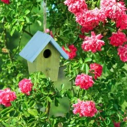 Deko Vogelhaus In Blau - (B)15 X (H)16 X (T)11 Cm 11 Deko Vogelhaus In Blau - (B)15 X (H)16 X (T)11 Cm -Petromax Store relaxdays deko vogelhaus in blau b 15 x h 16 x t 11 cm 2