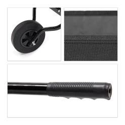 Faltschubkarre In Schwarz - (B)112 X (H)70 X (T)67 Cm 15 Faltschubkarre In Schwarz - (B)112 X (H)70 X (T)67 Cm -Petromax Store relaxdays faltschubkarre in schwarz b 112 x h 70 x t 67 cm 5