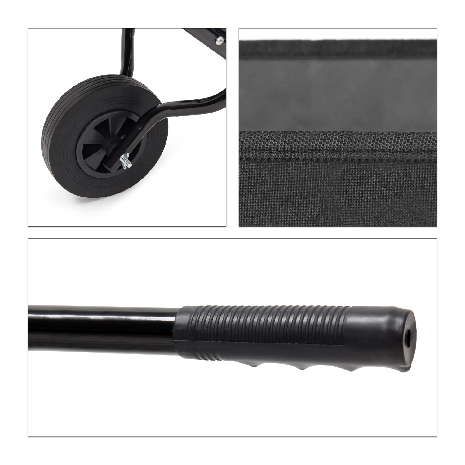 Faltschubkarre In Schwarz - (B)112 X (H)70 X (T)67 Cm 8 Faltschubkarre In Schwarz - (B)112 X (H)70 X (T)67 Cm – Bild 6