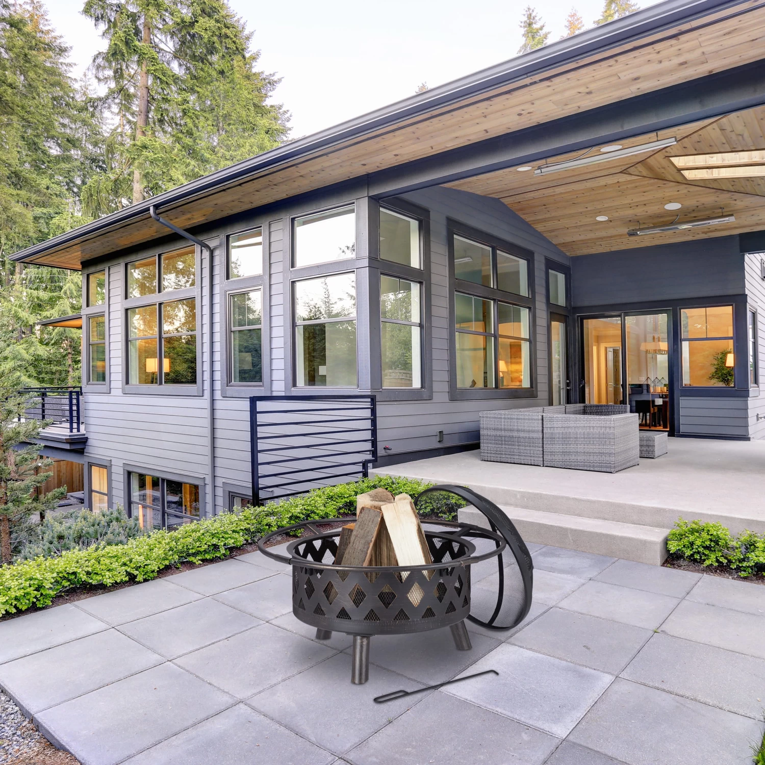 Feuerschale In Bronze - (H)53 X Ø 76 Cm 4 Feuerschale In Bronze - (H)53 X Ø 76 Cm – Bild 2