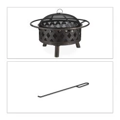 Feuerschale In Bronze - (H)53 X Ø 76 Cm