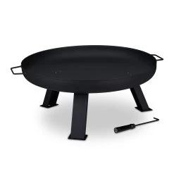 Feuerschale In Schwarz - Ø 80 Cm