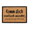 Fußmatte Komm Wieder In Natur/Schwarz - 40 X 60 Cm -Petromax Store relaxdays fussmatte komm wieder in natur schwarz 40 x 60 cm