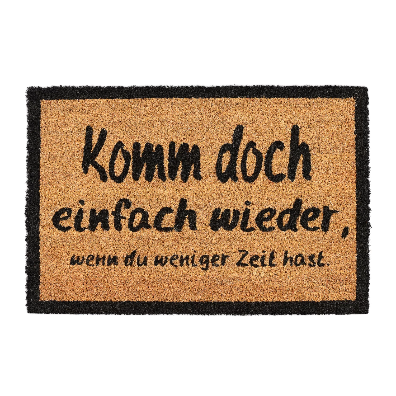 Fußmatte Komm Wieder In Natur/Schwarz - 40 X 60 Cm 3 Fußmatte Komm Wieder In Natur/Schwarz - 40 X 60 Cm