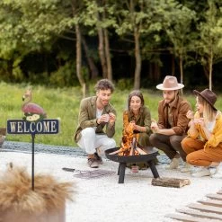 Gartenstecker "Welcome" In Bunt - (B)26,5 X (H)92 Cm -Petromax Store relaxdays gartenstecker welcome in bunt b 26 5 x h 92 cm 2