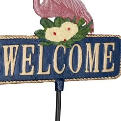 Gartenstecker "Welcome" In Bunt - (B)26,5 X (H)92 Cm -Petromax Store relaxdays gartenstecker welcome in bunt b 26 5 x h 92 cm 6