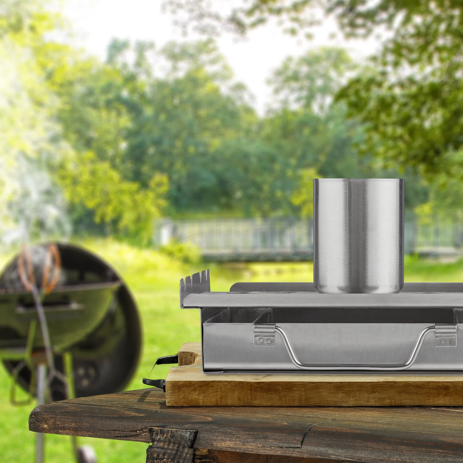 Grillaufsatz In Silber 4 Grillaufsatz In Silber – Bild 2