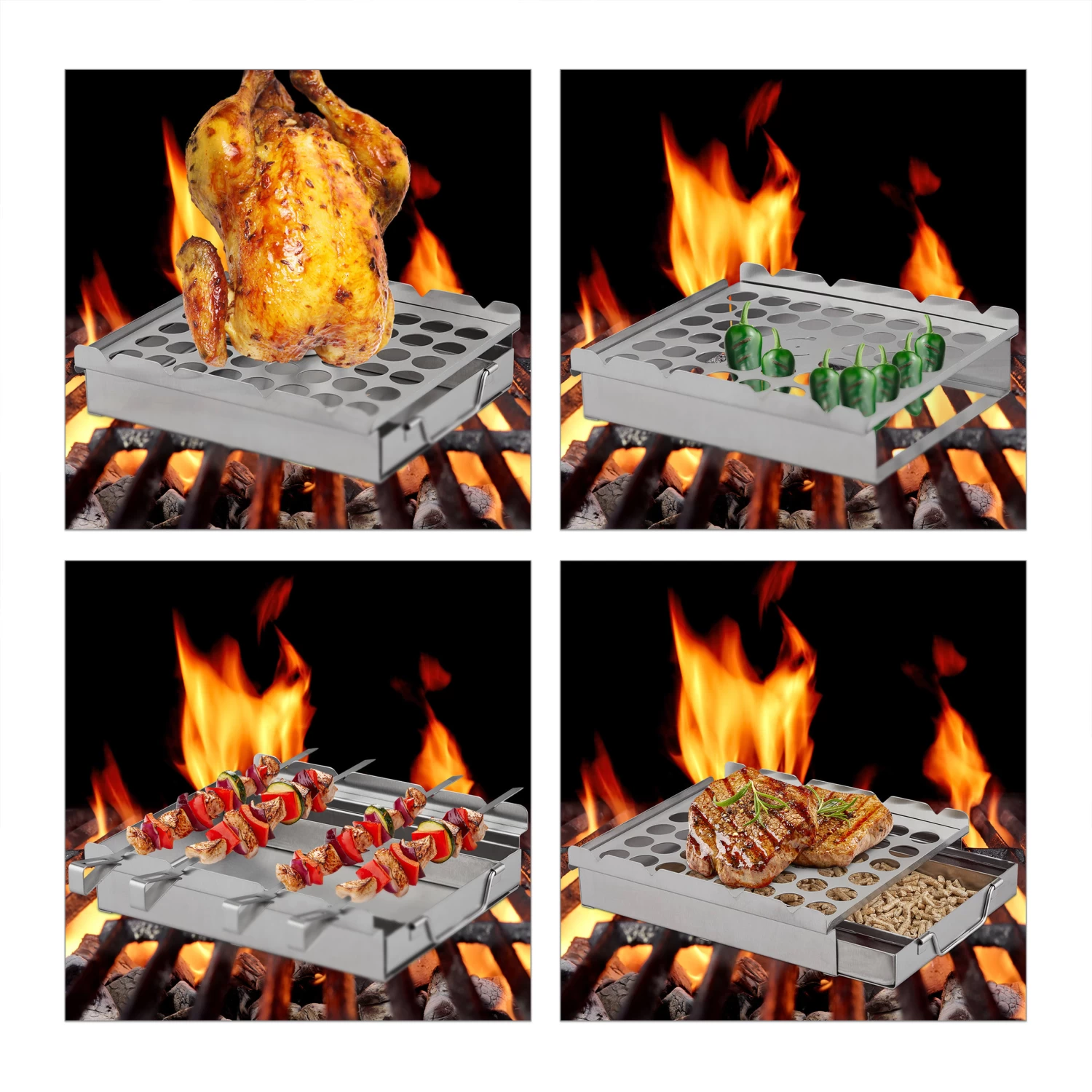 Grillaufsatz In Silber 5 Grillaufsatz In Silber – Bild 3