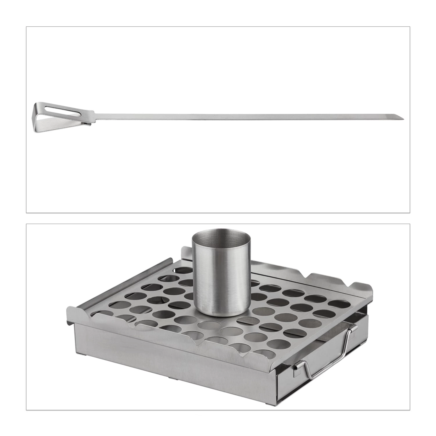 Grillaufsatz In Silber 3 Grillaufsatz In Silber